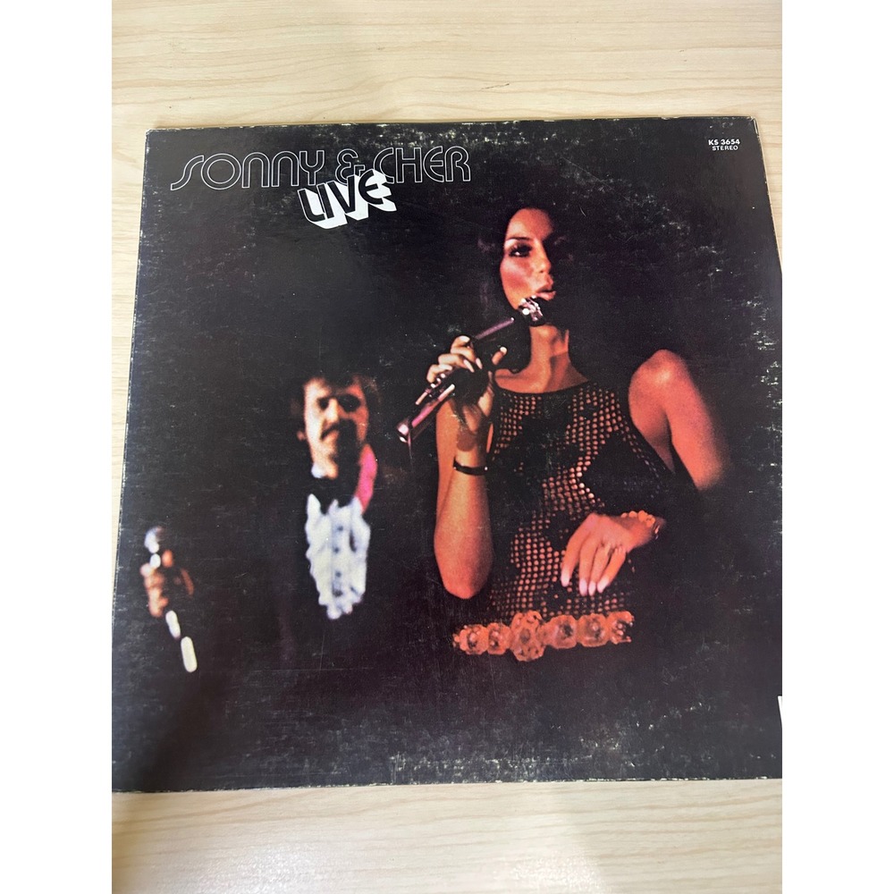 Sonny & Cher Live‎ Vinyl LP Record 1971 Kapp Records KS 3654 Gatefold Vintage